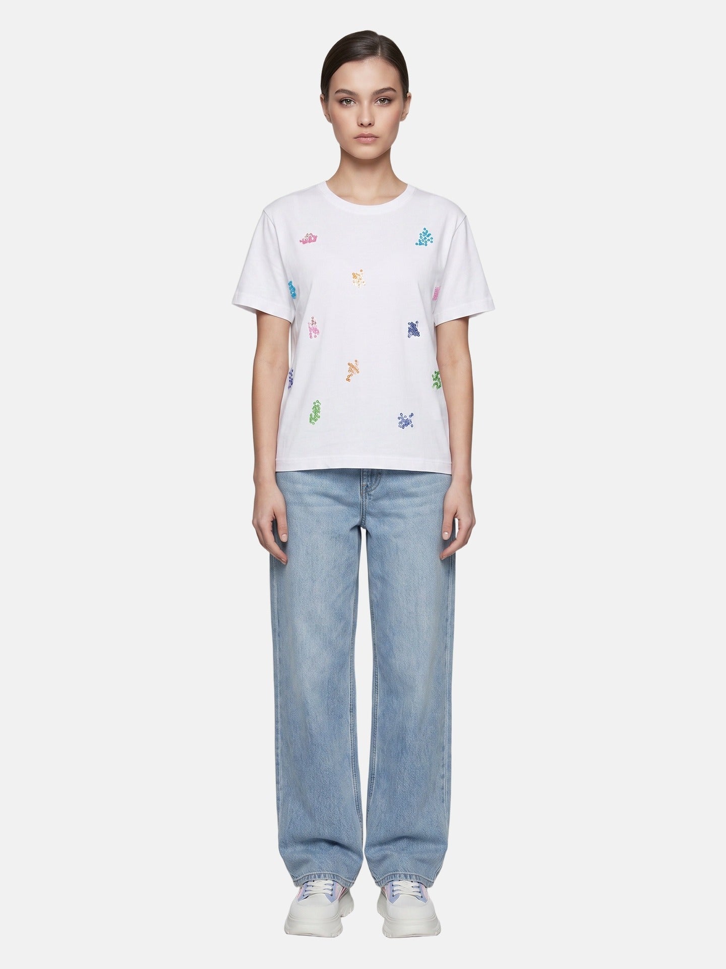 T-shirt in Cotone Bianco