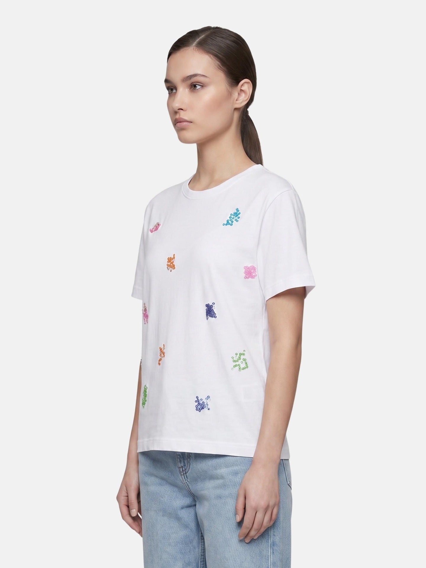 T-shirt in Cotone Bianco