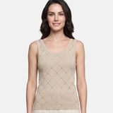 Blusa in 63% Viscosa 37% Nylon Beige