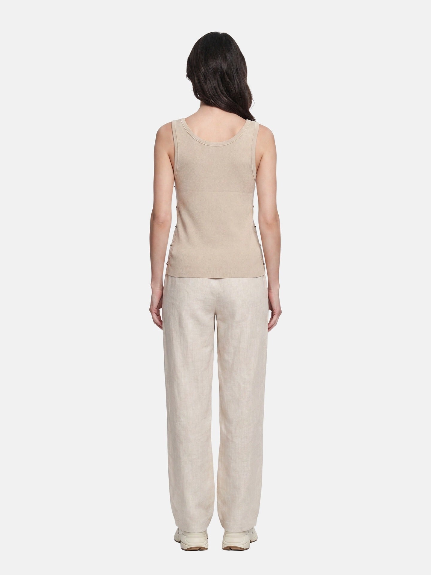 Blusa in 63% Viscosa 37% Nylon Beige