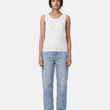 Blusa in 63% Viscosa 37% Nylon Bianco