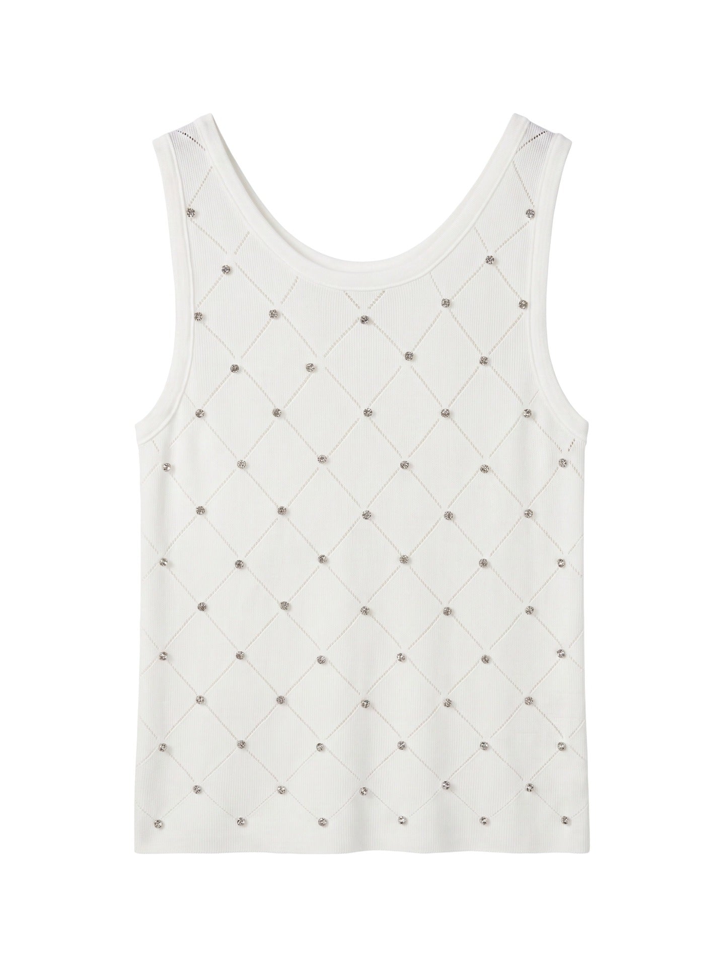 Blusa in 63% Viscosa 37% Nylon Bianco