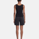 Blusa in 63% Viscosa 37% Nylon Nero
