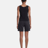 Blusa in 63% Viscosa 37% Nylon Nero