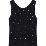 Blusa in 63% Viscosa 37% Nylon Nero