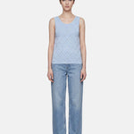 Blusa in 63% Viscosa 37% Nylon Azzurro