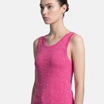 Blusa in 63% Viscosa 37% Nylon Fucsia