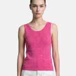 Blusa in 63% Viscosa 37% Nylon Fucsia