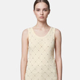 Blusa in 63% Viscosa 37% Nylon Giallo