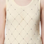 Blusa in 63% Viscosa 37% Nylon Giallo