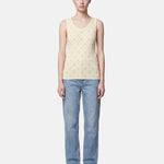 Blusa in 63% Viscosa 37% Nylon Giallo