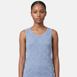 Blusa in 63% Viscosa 37% Nylon Blu