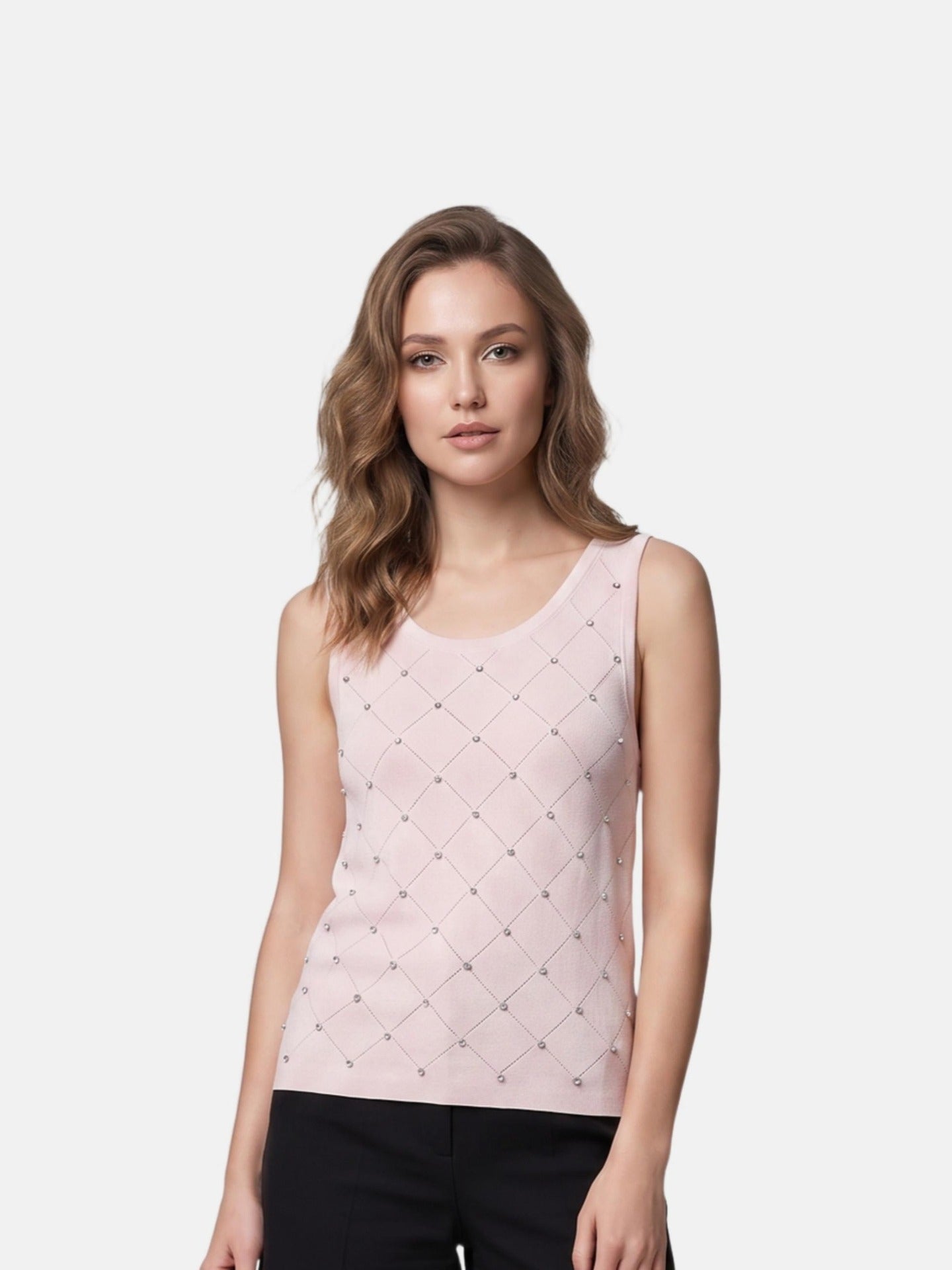 Blusa in 63% Viscosa 37% Nylon Rosa
