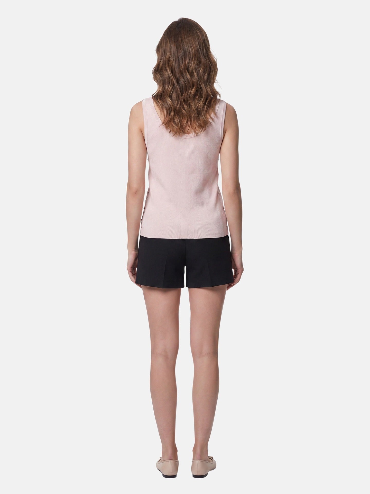 Blusa in 63% Viscosa 37% Nylon Rosa