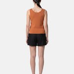 Blusa in 63% Viscosa 37% Nylon Ruggine