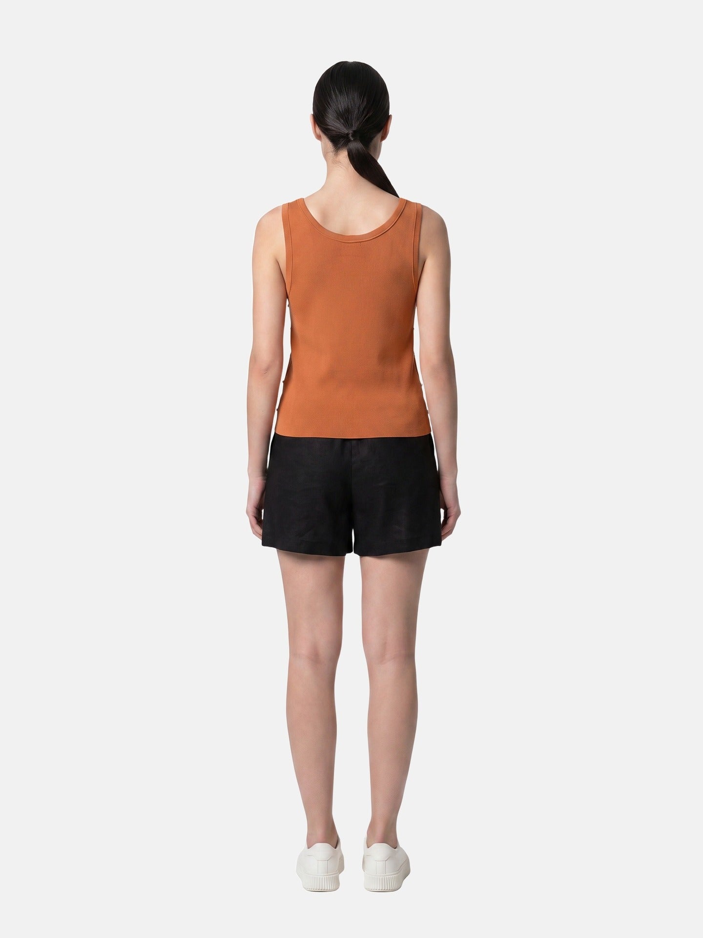 Blusa in 63% Viscosa 37% Nylon Ruggine