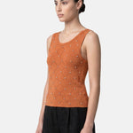 Blusa in 63% Viscosa 37% Nylon Ruggine