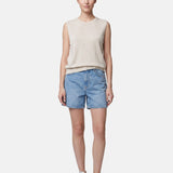 Top in Poliestere Bianco