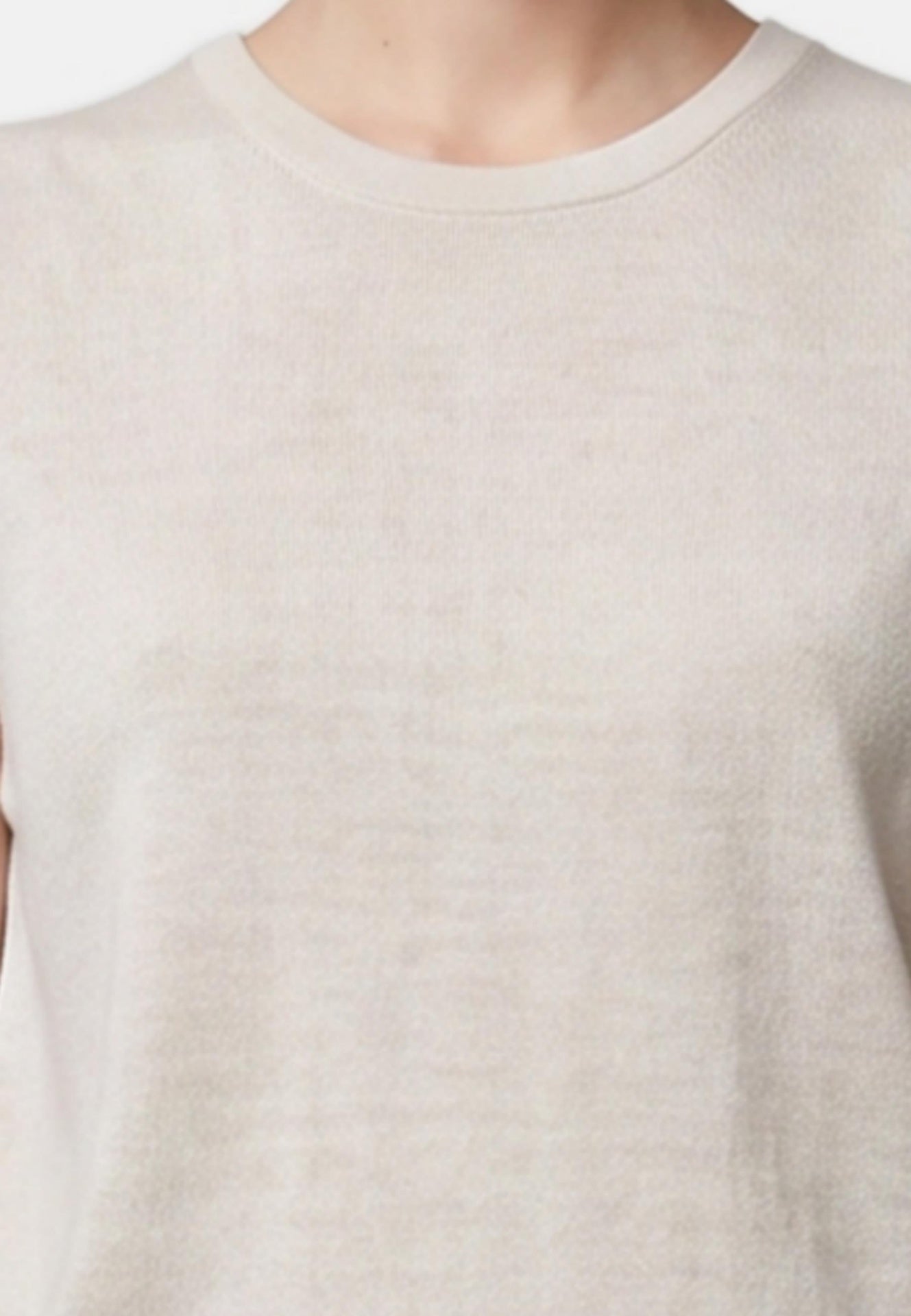 Top in Poliestere Bianco