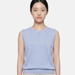 Top in Poliestere Blu