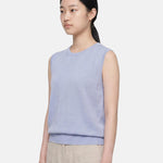 Top in Poliestere Blu