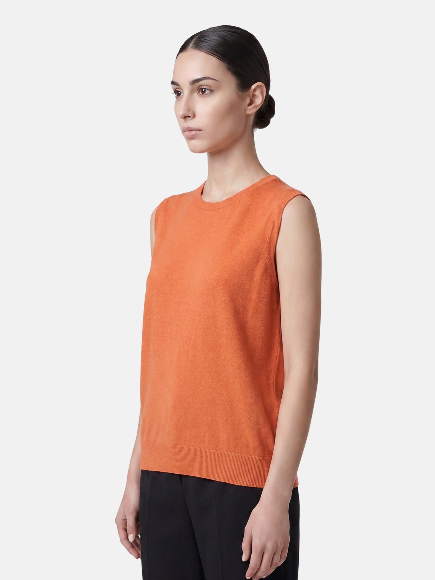 Top in Poliestere Arancione