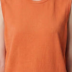 Top in Poliestere Arancione