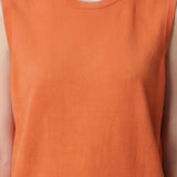Top in Poliestere Arancione