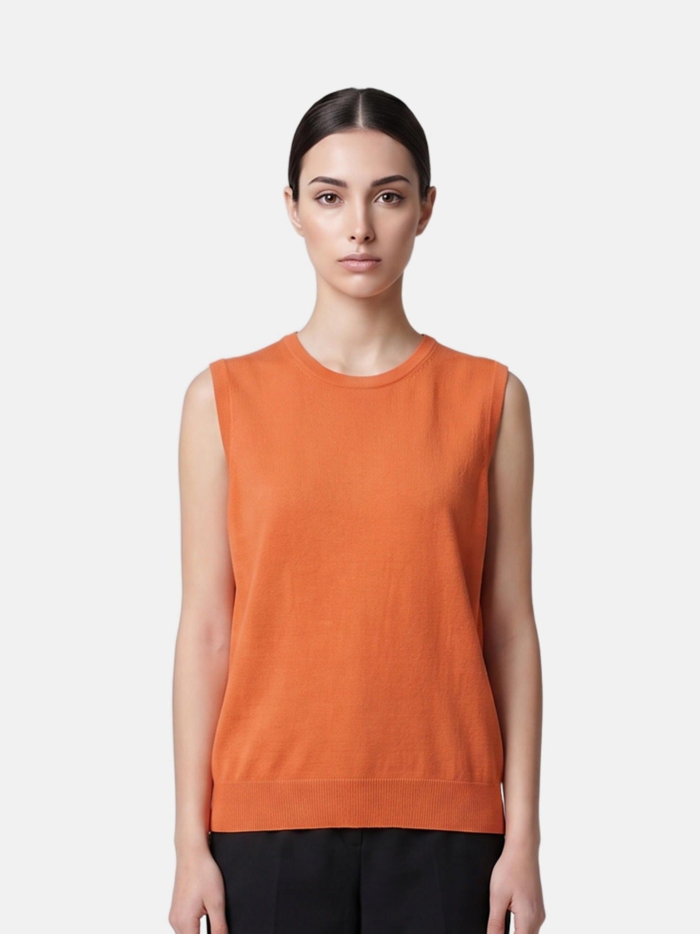 Top in Poliestere Arancione