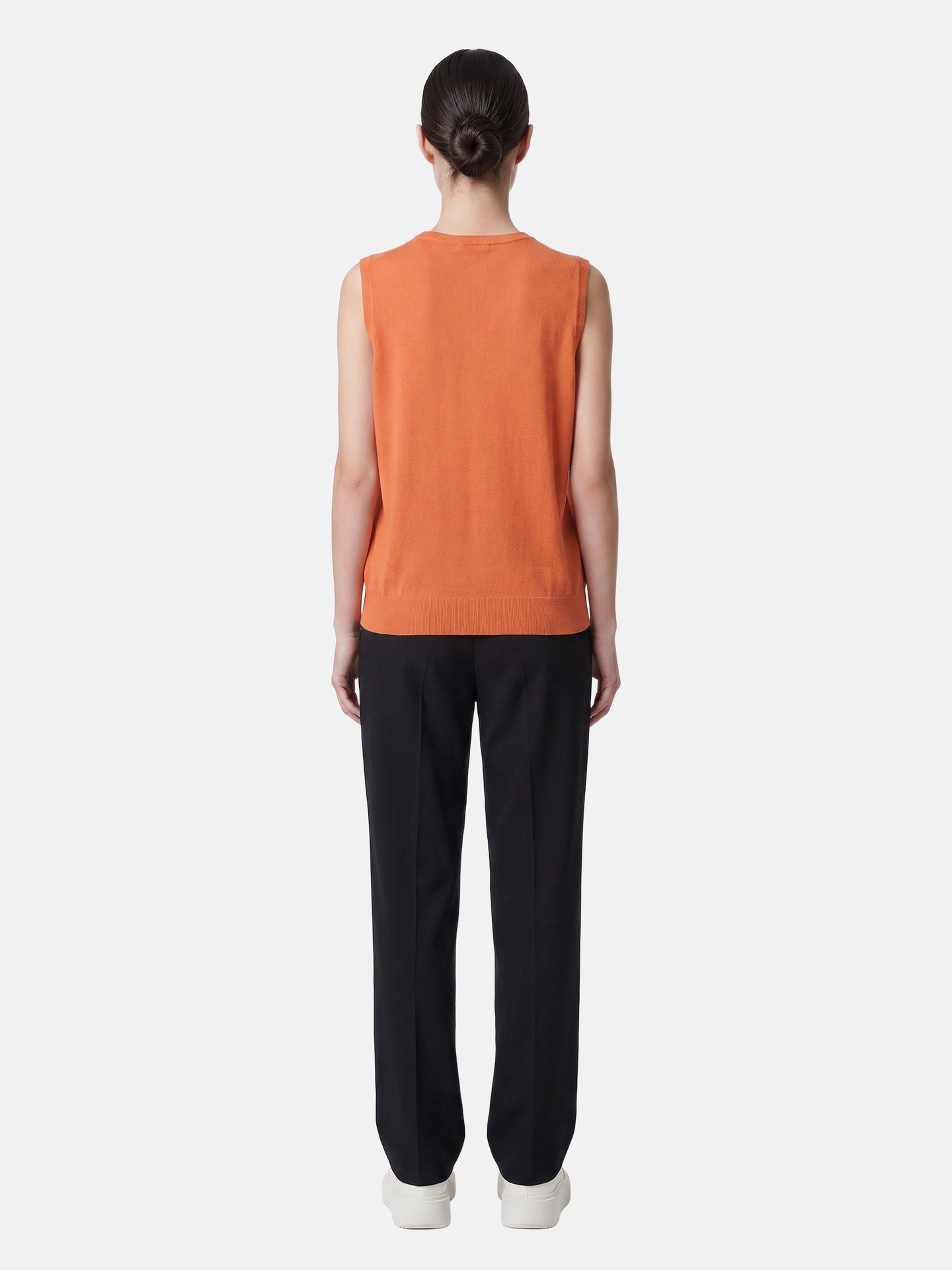 Top in Poliestere Arancione