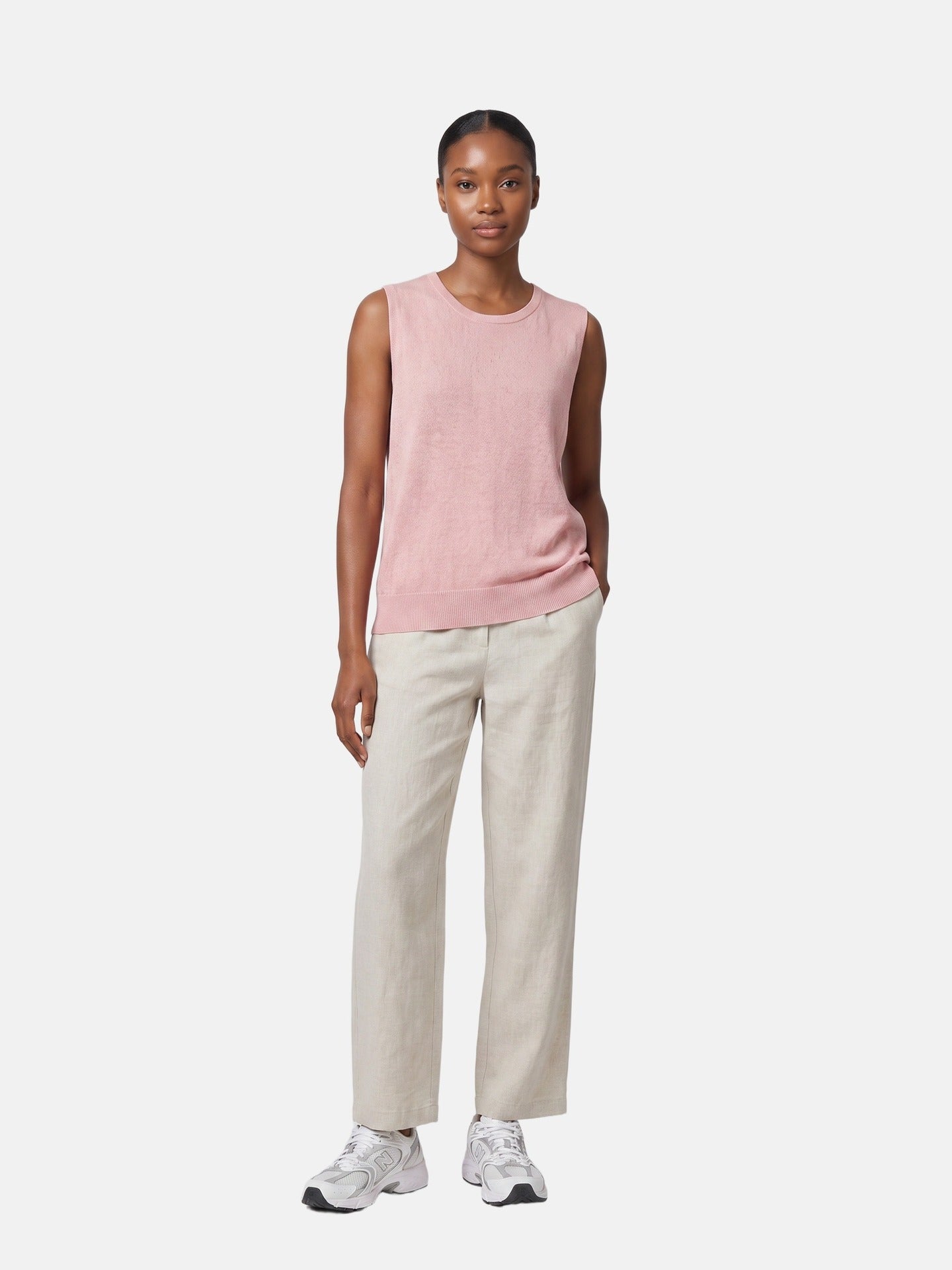 Top in Poliestere Rosa