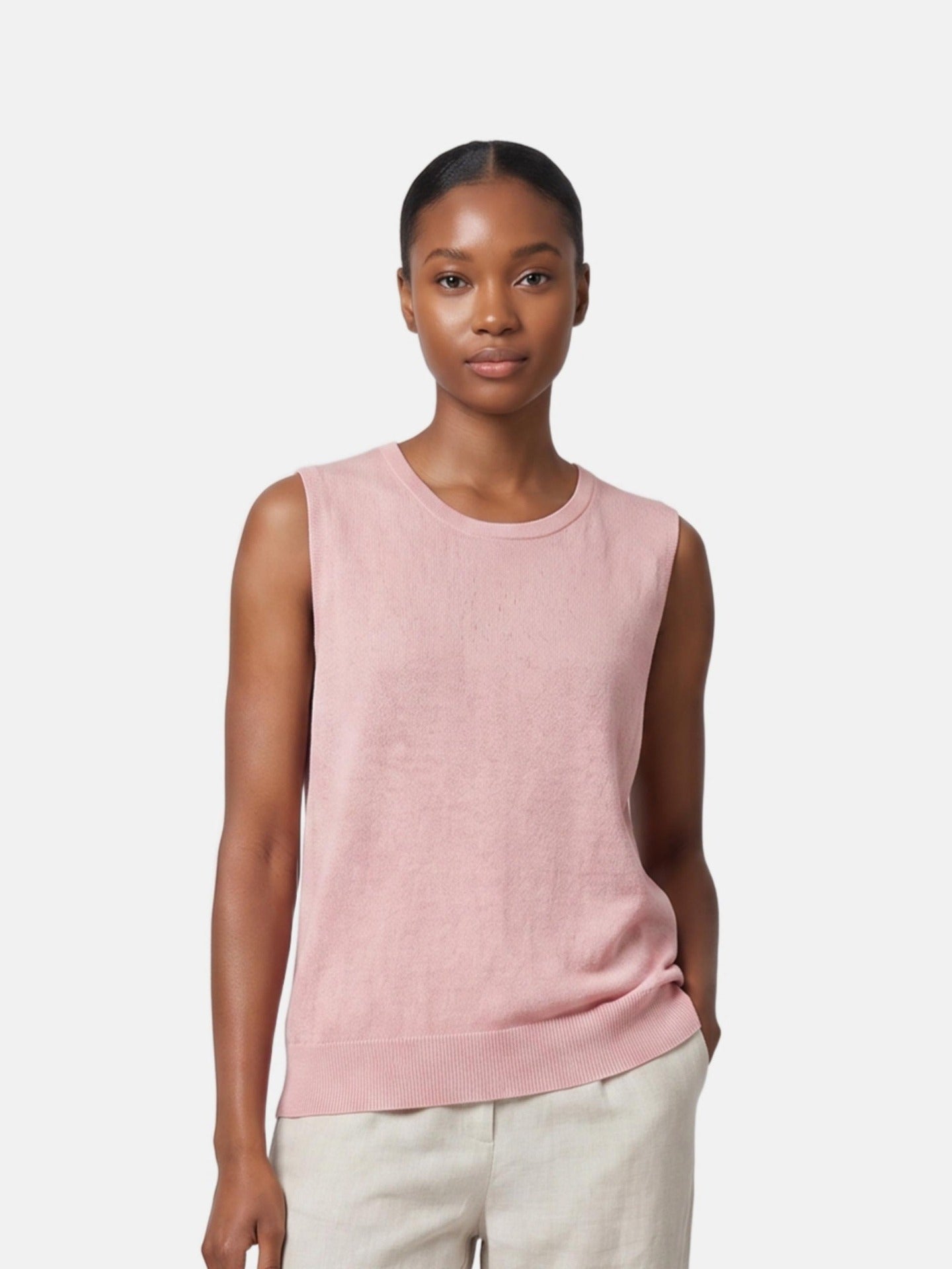 Top in Poliestere Rosa