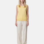 Top in Poliestere Giallo