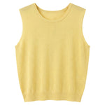 Top in Poliestere Giallo