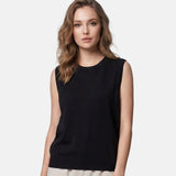 Top in Poliestere Nero
