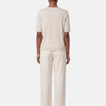 Top in Poliestere Bianco