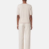 Top in Poliestere Bianco