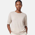 Top in Poliestere Bianco