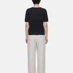 Top in Poliestere Nero
