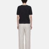 Top in Poliestere Nero