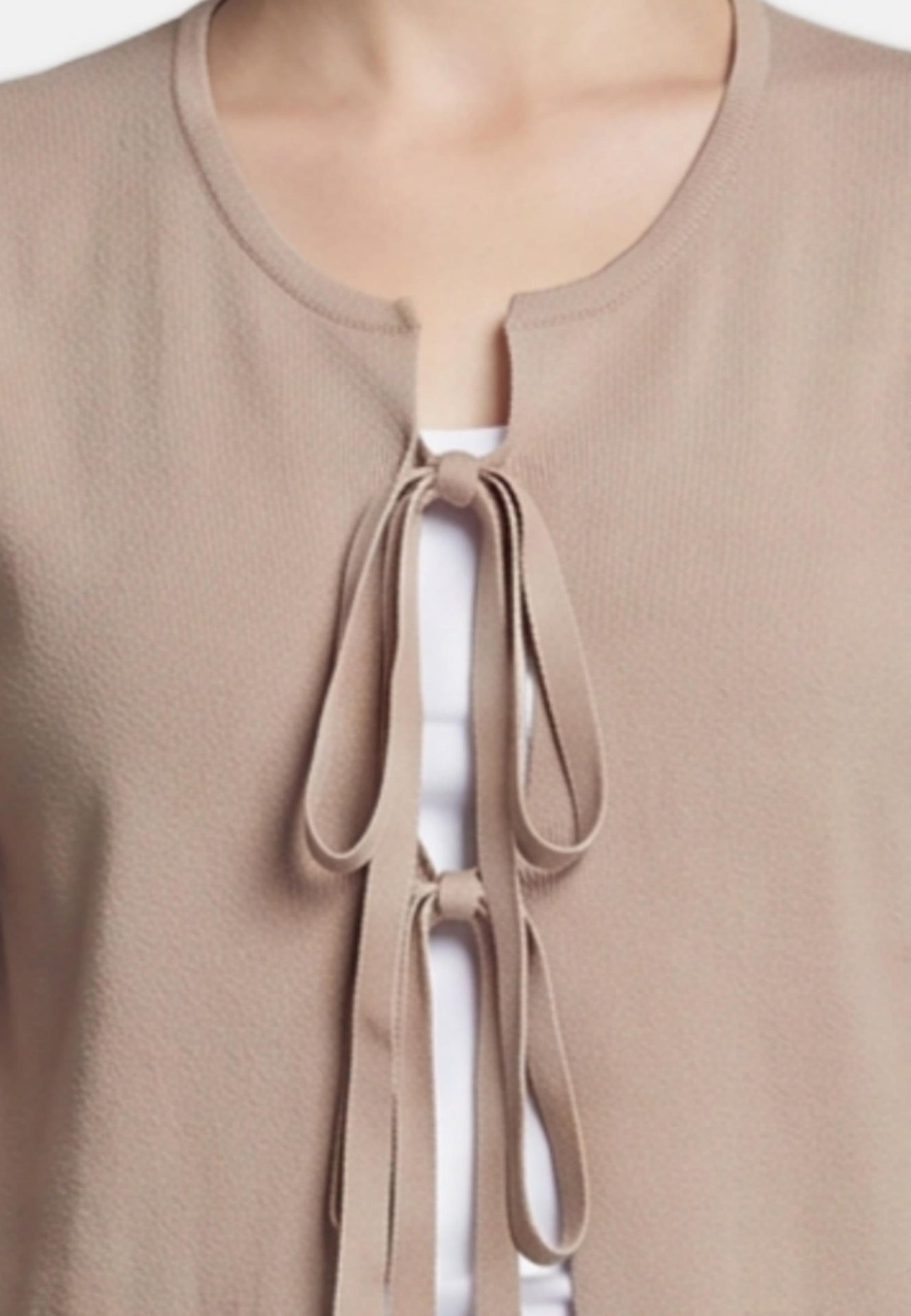 Blusa in 100% Viscosa Cammello