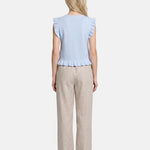 Blusa in 100% Viscosa Blu