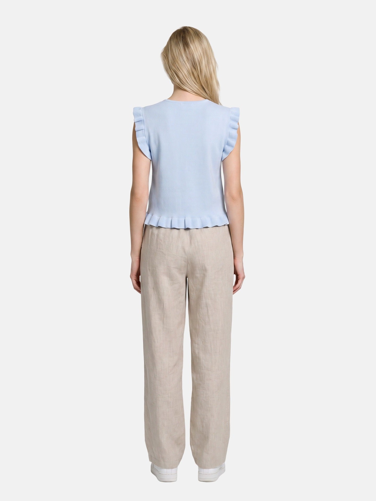 Blusa in 100% Viscosa Blu