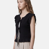 Blusa in 100% Viscosa Nero