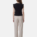 Blusa in 100% Viscosa Nero