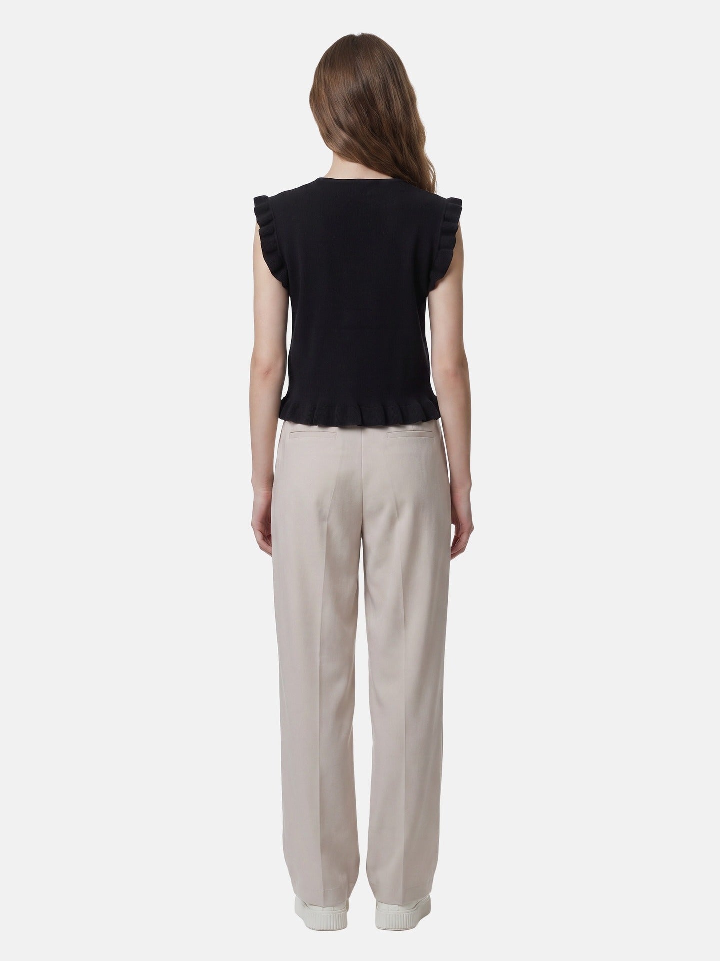 Blusa in 100% Viscosa Nero