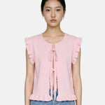 Blusa in 100% Viscosa Rosa