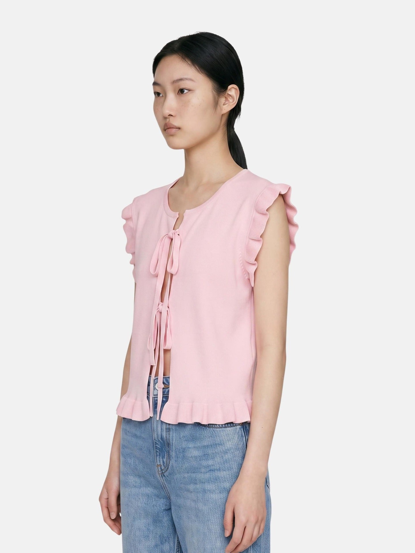 Blusa in 100% Viscosa Rosa