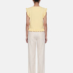 Blusa in 100% Viscosa Giallo