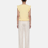 Blusa in 100% Viscosa Giallo
